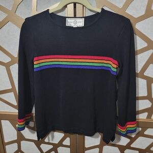 VINTAGE ST. JOHN SPORT By Marie Gray Rainbow Sweater